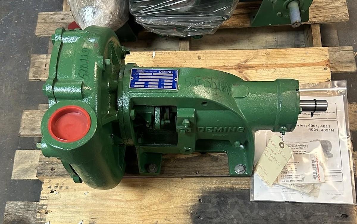 Used CRANE DEMING,EH0557.1,CENTRIFUGAL PUMP 4011 3X2X10 9.75 IMPELLER REFURBISHED