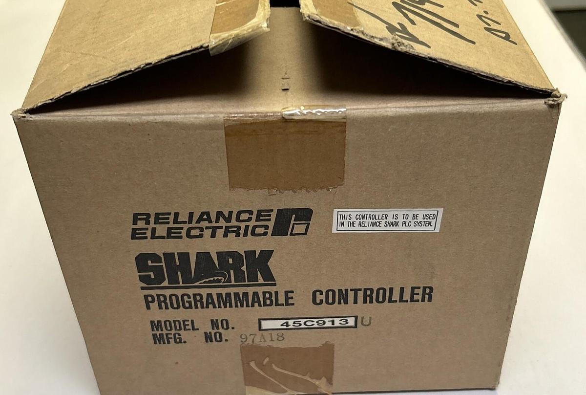 Used RELIANCE,45C913,6 SLOT PLC RACK ASSEMBLY NEW