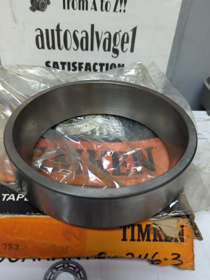 TIMKEN,752,ROLLER BEARING CUP 6.375 INCH BORE NOS