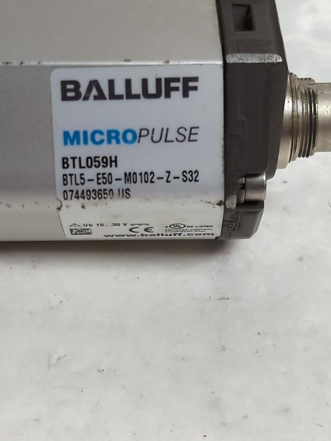 Used BALLUF,BTL059H,MICROPULSE TRANSMITTER BTL5-E50-M0102-Z-S32 PRE-OWNED