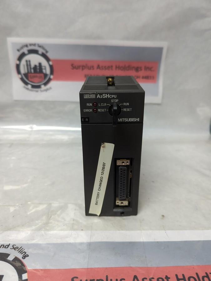 Used MITSUBISHI,A2SHCPU,CPU UNIT MAX 14KSTEP PRE-OWNED