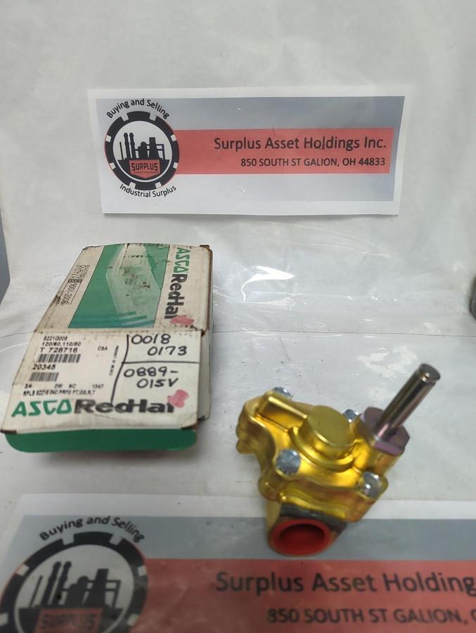 ASCO,8221G005,2-WAY VALVE ONLY MISSING SOLENOID NOS