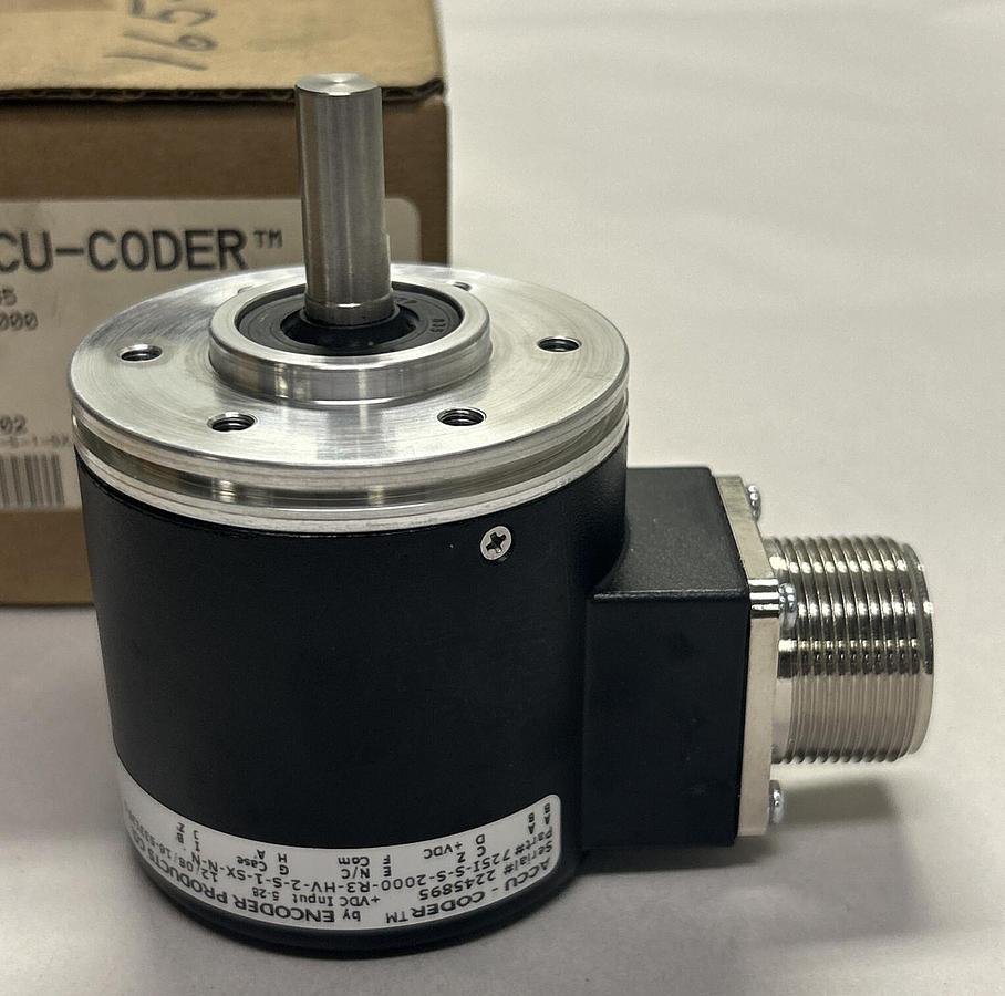 Used ACCU-CODER,725I-S-S-2000-R3-HV-2-S-1-SX-N-N,ENCODER NEW