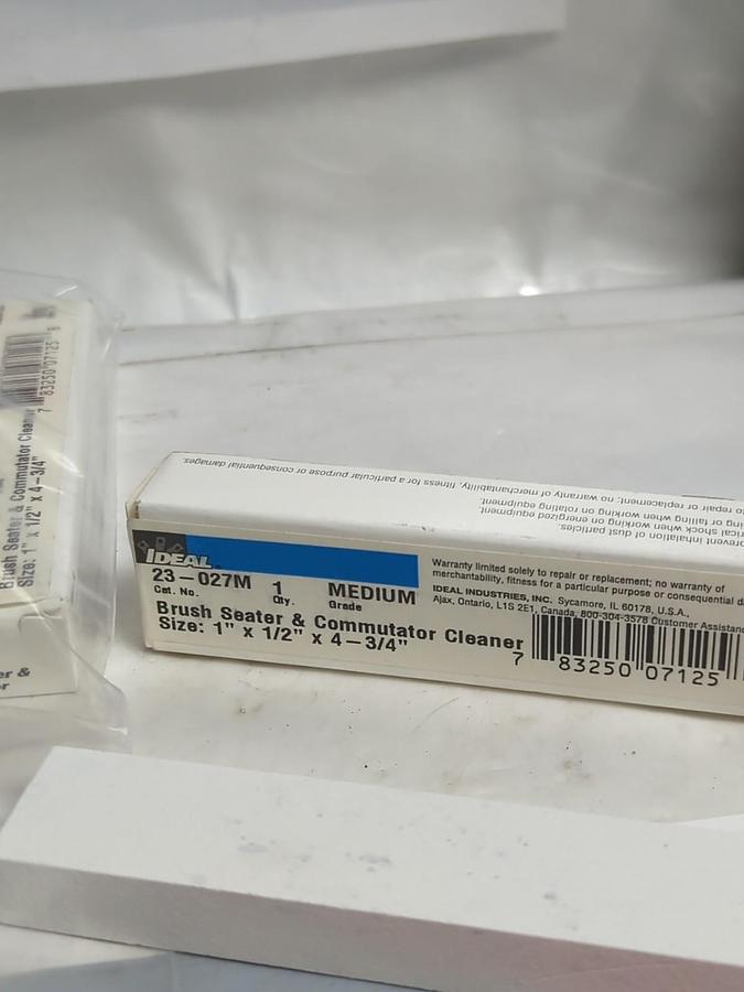 IDEAL,23-027M,BRUSH SEATER & COMMUTATOR CLEANER 1X1/2X3/4 INCH LOT OF 9 NOS