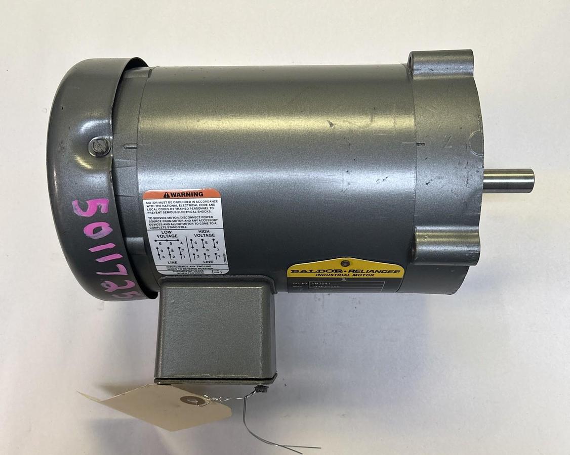 Used BALDOR,VM3541,INDUSTRIAL MOTOR 3/4HP 230/460V 3450RPM 56C FRAME