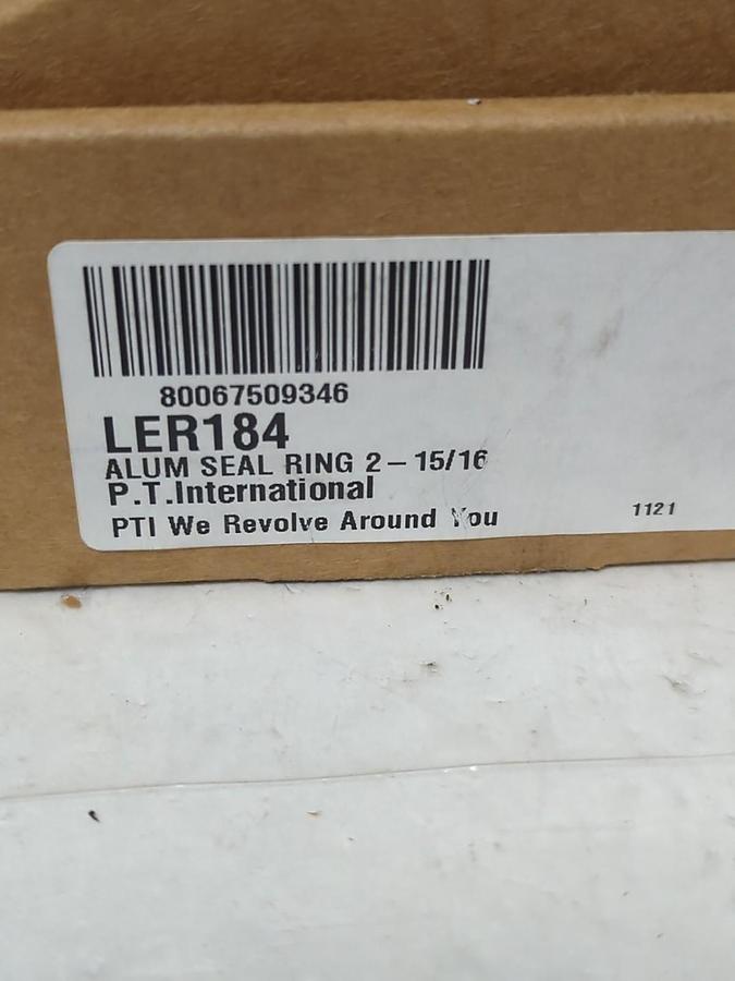 P.T INTERNATIONAL,LER184,ALUMINUM SEAL RING 2-15/16 INCH NOS