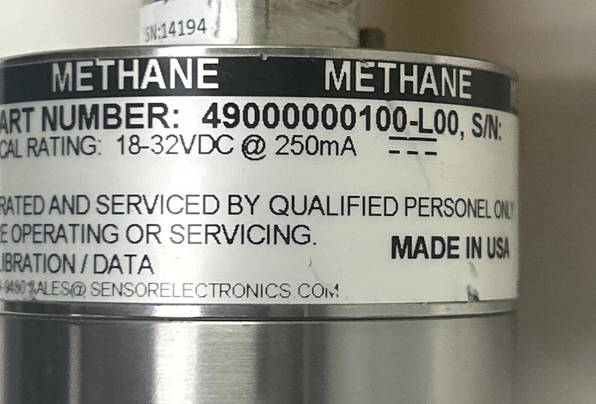 Used GDS,GMII-0-00-0/9-110-6/0-0,GAS MONITOR W/ 49000000100-l00 GAS DETECTOR