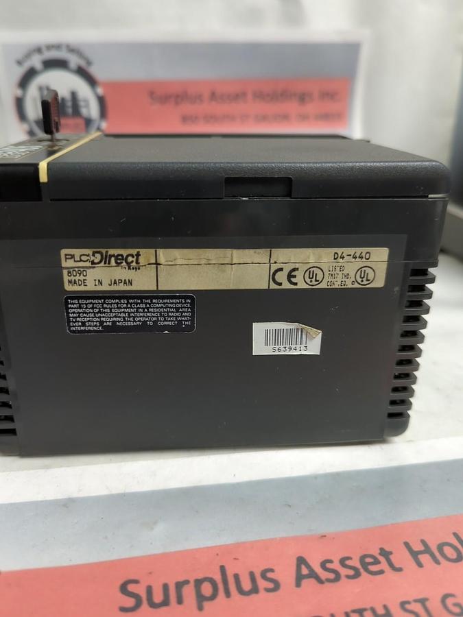 Used KOYO,D4-440,PLC DIRECT LOGIC MODULE 110/220 VAC PRE-OWNED