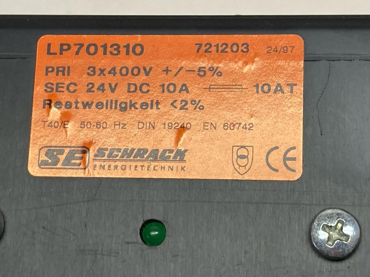 Schrack,LP701310,Transformer 24VDC 10A