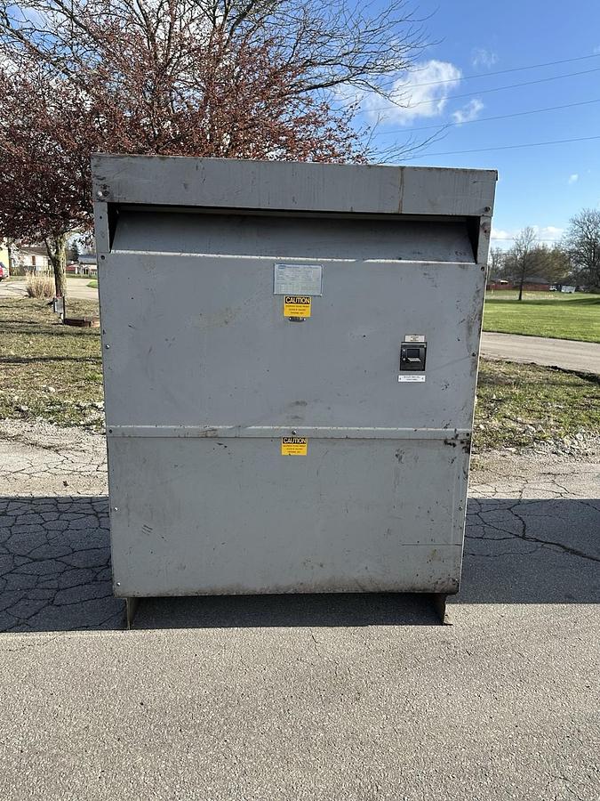 Used Spang,235KVA,3 Phase Dry Type Transformer HV-2300D to LV-250Y/144V