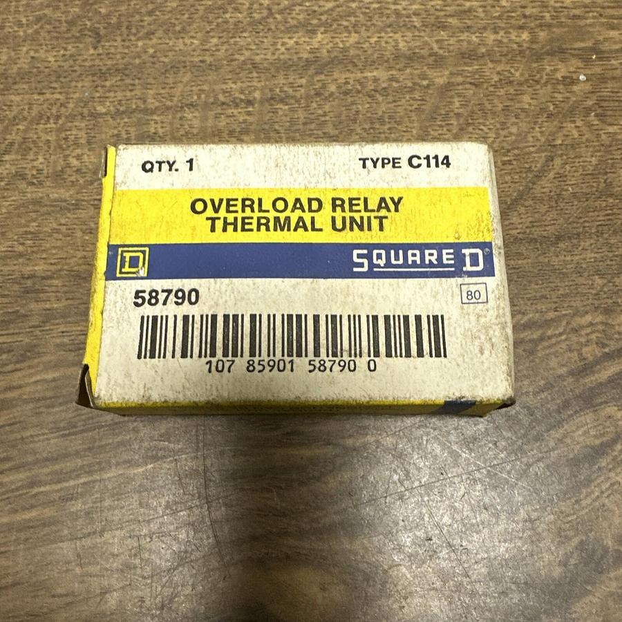 Square D,C114,Overload Relay Thermal Unit