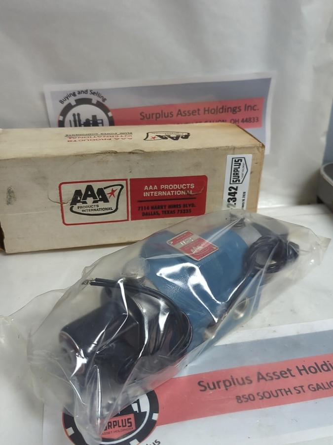 AAA PRODUCTS,SS4,SOLENOID VALVE 1/2 INCH TWO-POSITION NOS