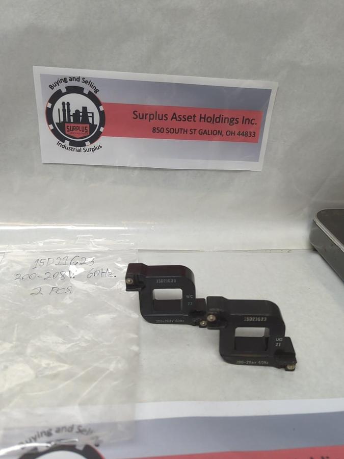 Used GENERAL ELECTRIC,15D21G23,COIL 200-208V 60HZ LOT OF 2 PRE-OWNED