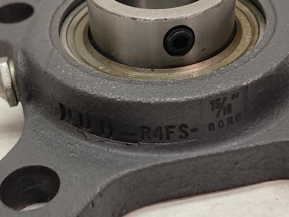 Used Delco,NDH-R4FS-15/16 Inch,4-Bolt Flange Mount Bearing