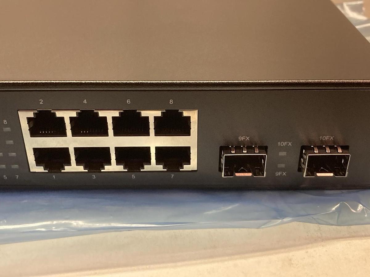 Used Black Box,LGB710A,Gigabit Ethernet Web Smart Switch