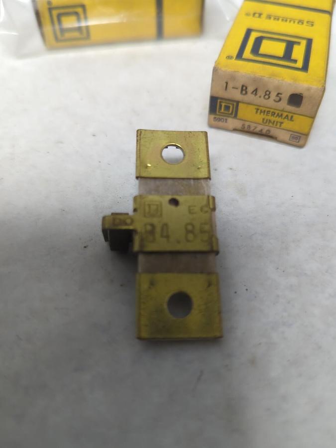 SQUARE D,B4.85,THERMAL OVERLOAD HEATER ELEMENT LOT OF 2 NOS