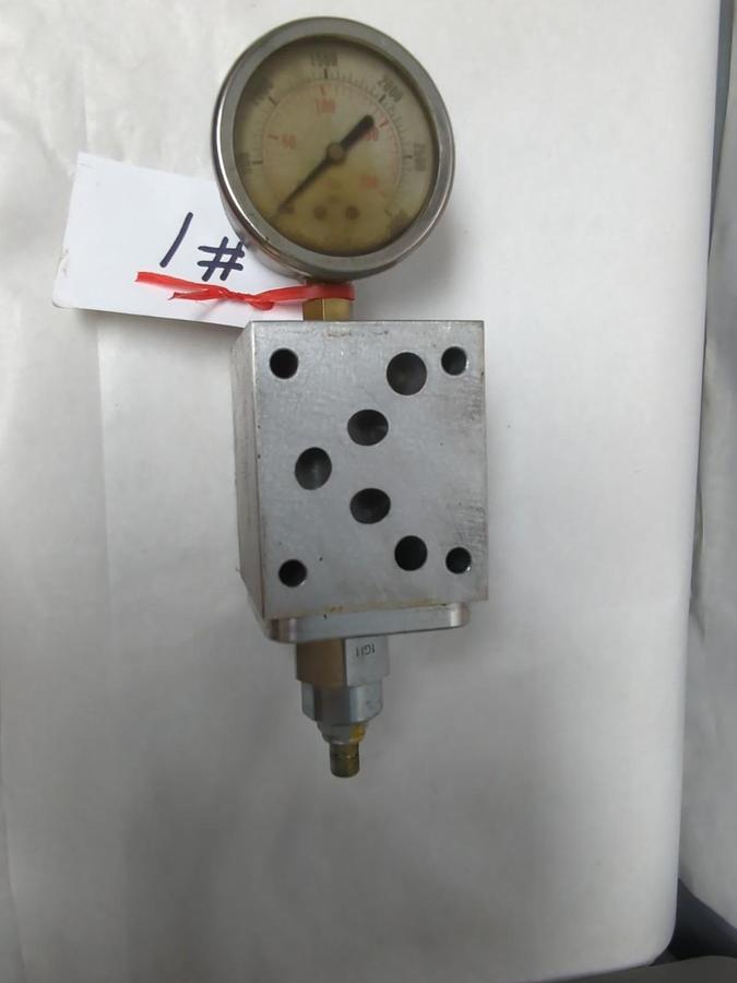 Used SUN HYDRAULICS,BBP,MANIFOLD IFNI-A2 WITH PPFB-LAN CARTRIDGE VALVE PRE-OWNED