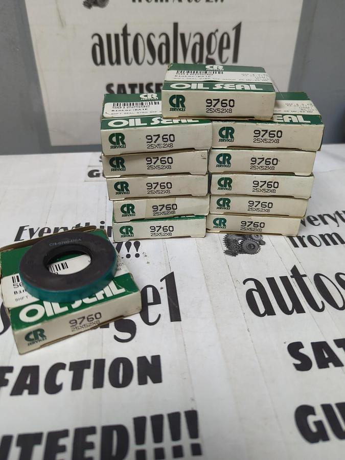 CHICAGO RAWHIDE,9760,OIL SEALS 35MMX52MM LOT OF 12 NOS