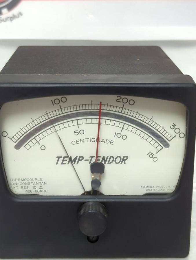 Used API,428-864R6,CENTIGRADE TEMP-TENDER METER 0-150/0-300 PRE-OWNED