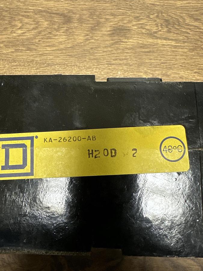 Square D,KA26200AB,200 Amp 2 Pole 600VAC I line Circuit Breaker