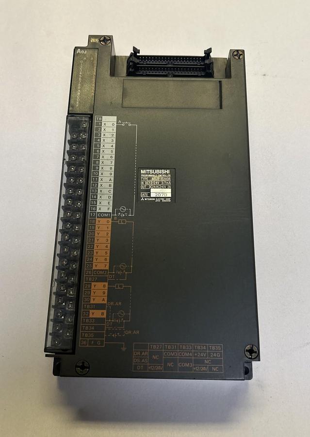 Used MITSUBISHI,A0J2-E28DR,PROGRAMMABLE CONTROLLER