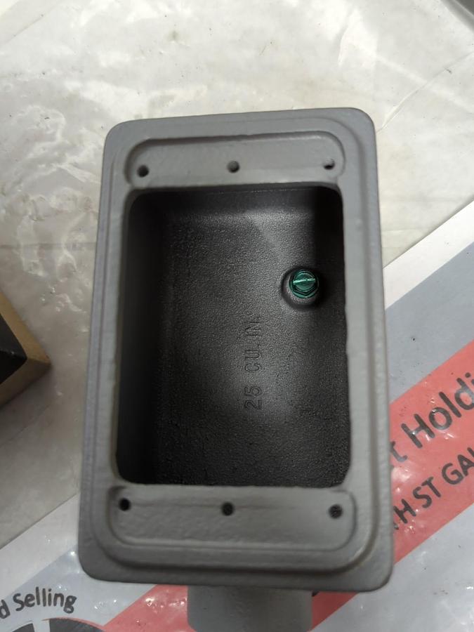 APPLETON,FD-1-75,CAST DEVICE BOX 3/4 INCH NOS