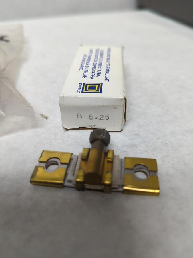 SQUARE D,B6.25,THERMAL OVERLOAD HEATER ELEMENT LOT OF 3 NOS