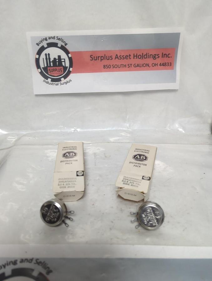 ALLEN BRADLEY,JA1L040S502UC,POTENTIOMETER DISTRTRIBUTOR PACK LOT OF 2 NOS