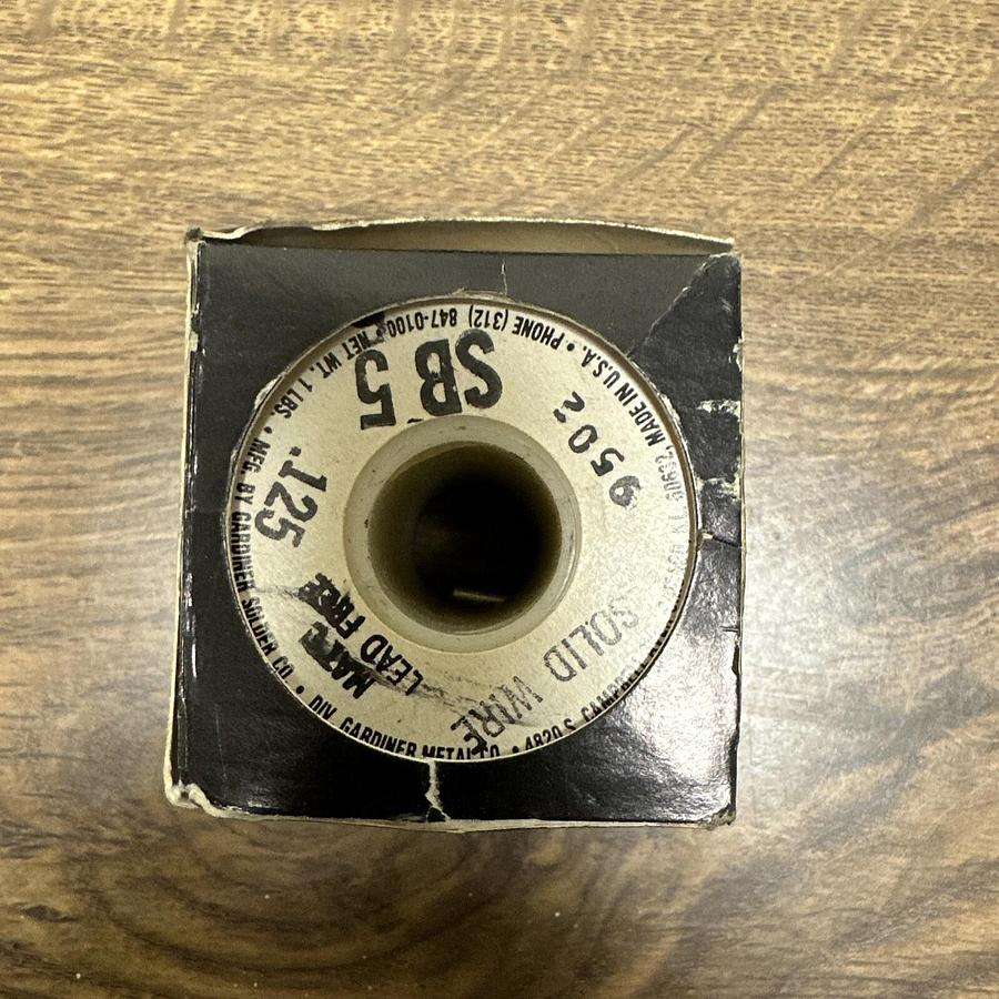Used Gardiner,SB 5,.125 Solid Core Solder