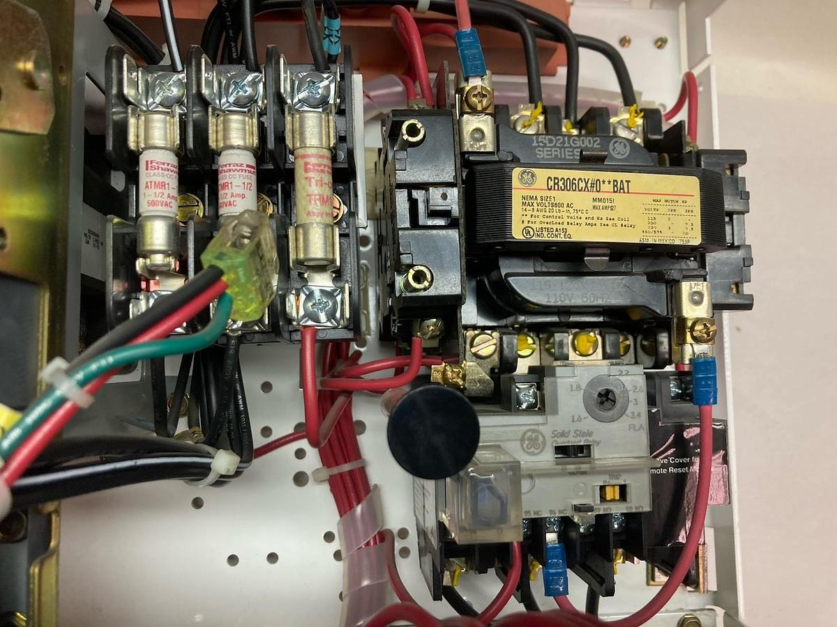 Used GE,E33752,Evolution FVNR Size 1 FUSED Starter MCC Bucket 60Hz 480V