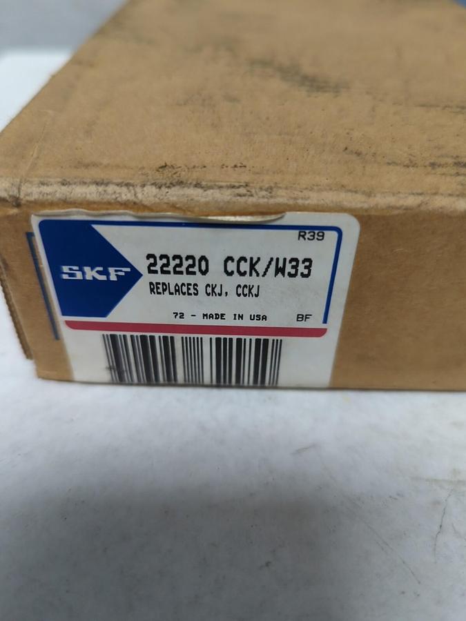 SKF,22220CCK/W33,SPHERICAL ROLLER BEARING IN SEALED BOX