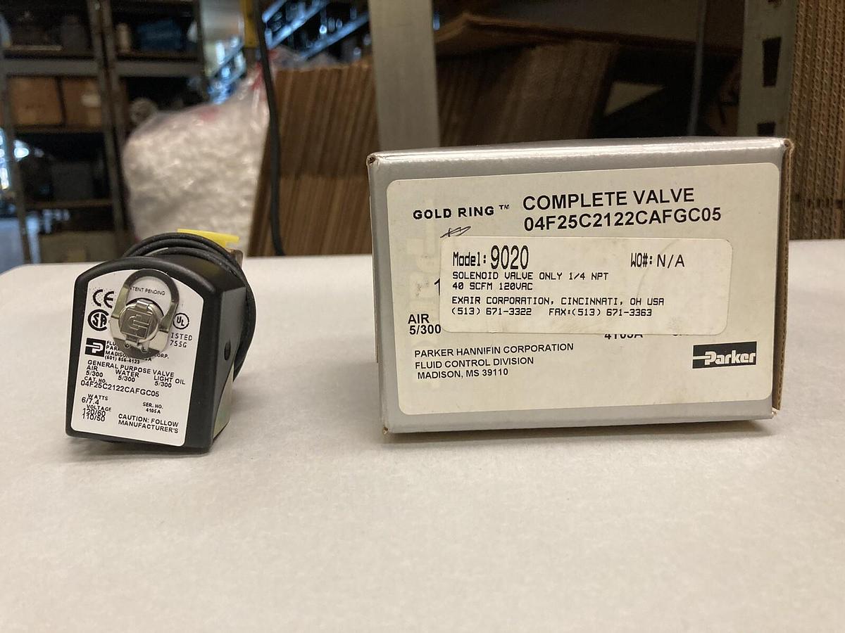 Parker,9020,Solenoid Valve 1/4 IN NPT  120VAC
