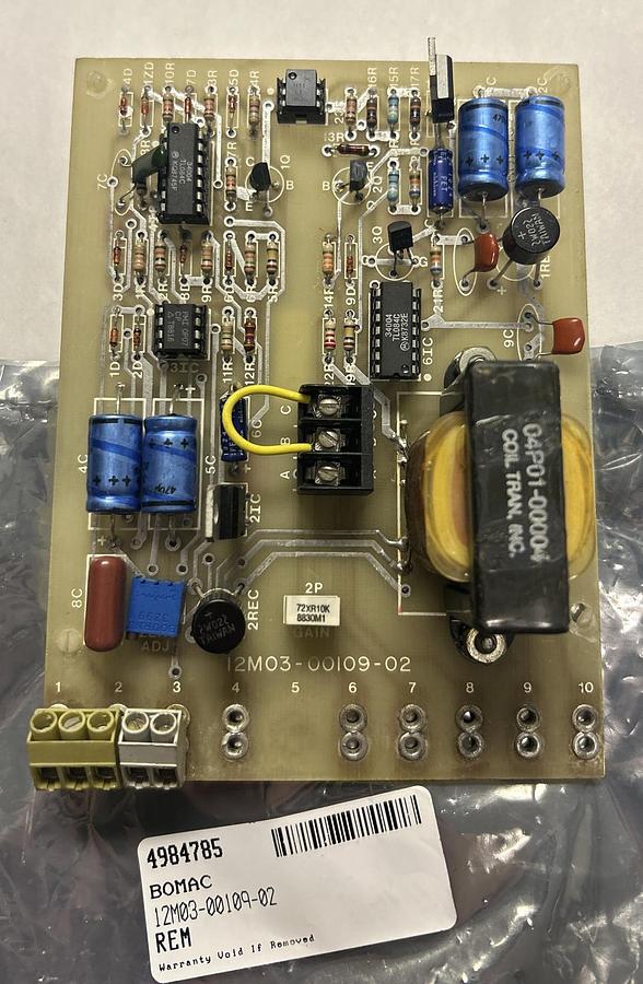 Used BOMAC,12M03-00109-02,SIGNAL ISOLATOR BOARD