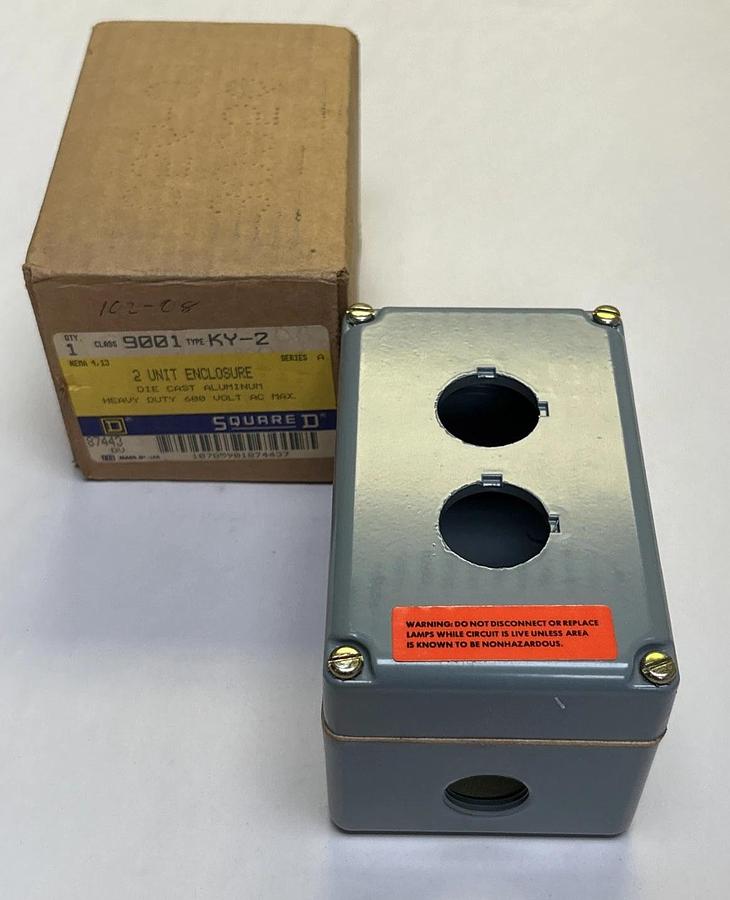 SQUARE D,9001KY2,ALUMINUM ENCLOSURE NEW