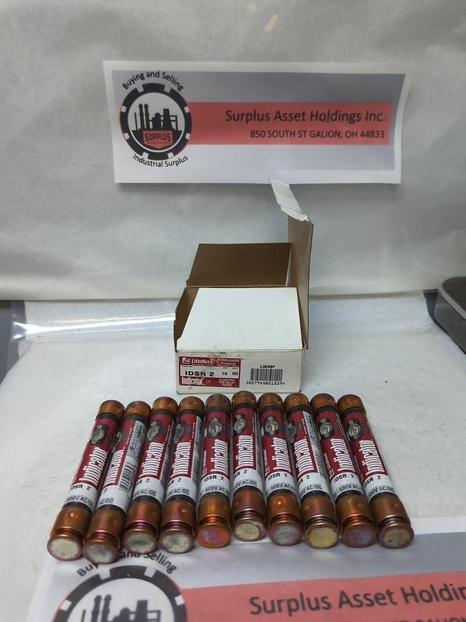 LITTELFUSE,IDSR-2,POWR-GARD 2 AMP FUSES BOX OF 10 NOS
