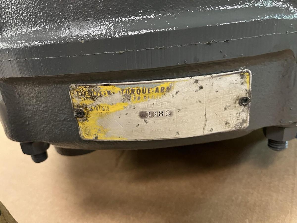 Used DODGE,TDT615,TORQUE ARM GEAR SPEED REDUCER RATIO 5.33