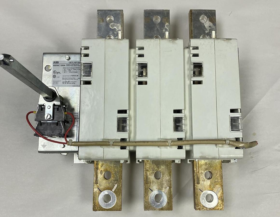 Used ABB,OETL-NF1200,1200AMP 600V Disconnect Switch