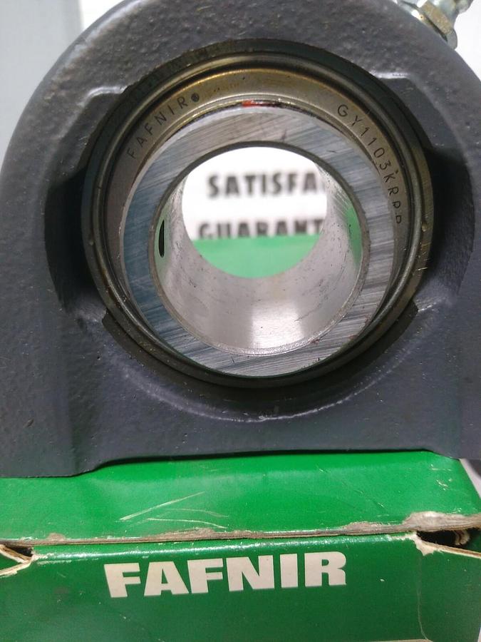 FAFNIR,YAK1-3/16,PILLOW BLOCK BEARING UNIT 2-BOLT 1-3/16 IN BORE NOS