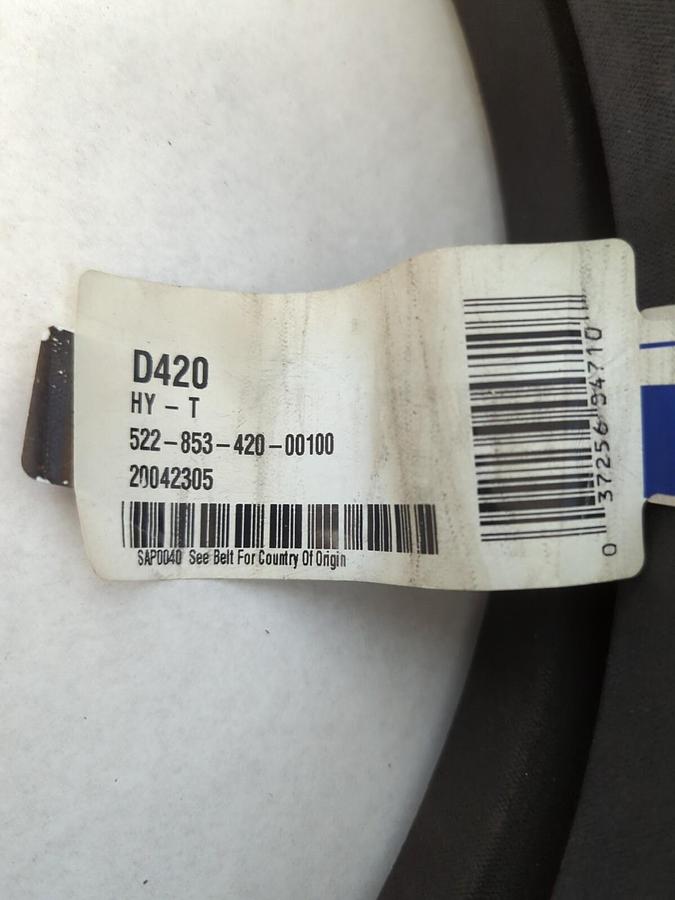 GOODYEAR,D420,HY-T INDUSTRIAL V-BELT 522-853-420-00100 NOS