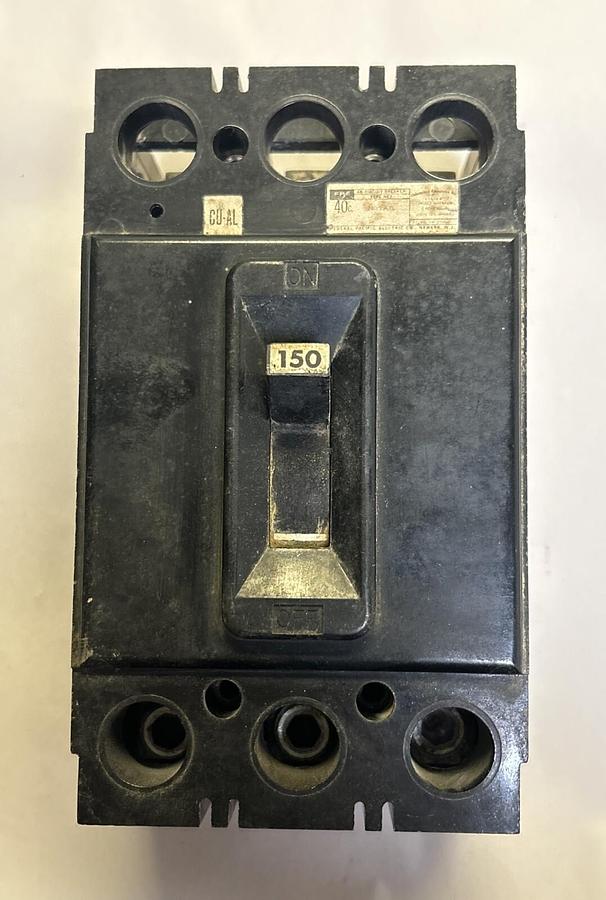 Used FPE,NE233150,CIRCUIT BREAKER 150A 240V 3P