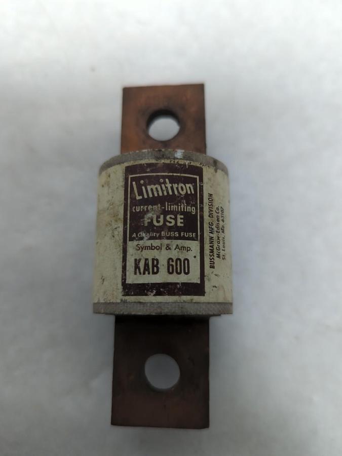 Used COOPER BUSSMANN,KAB600,LIMITRON 600 AMP FUSE PRE-OWNED