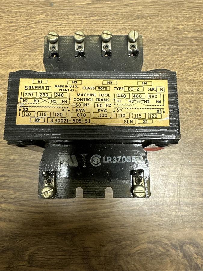 Used Square D,EO-2,Transformer Class 9070