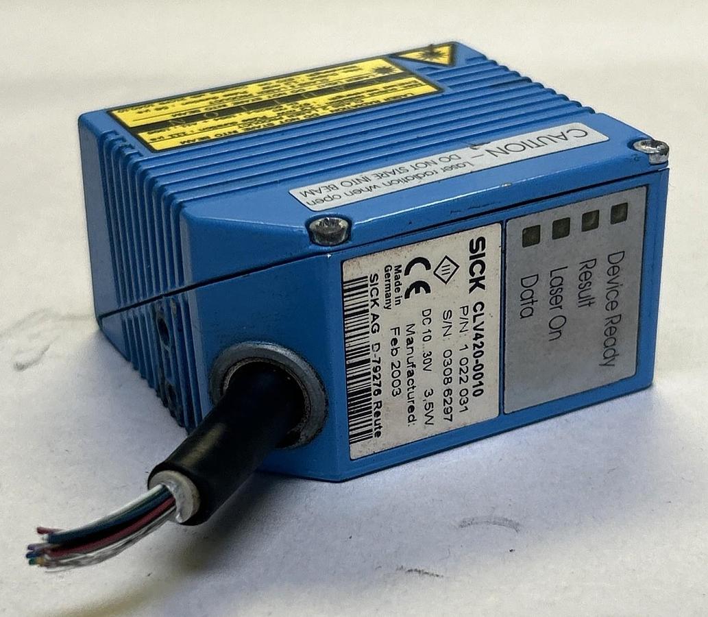 Used SICK,CLV420-0010,BAR CODE SCANNER