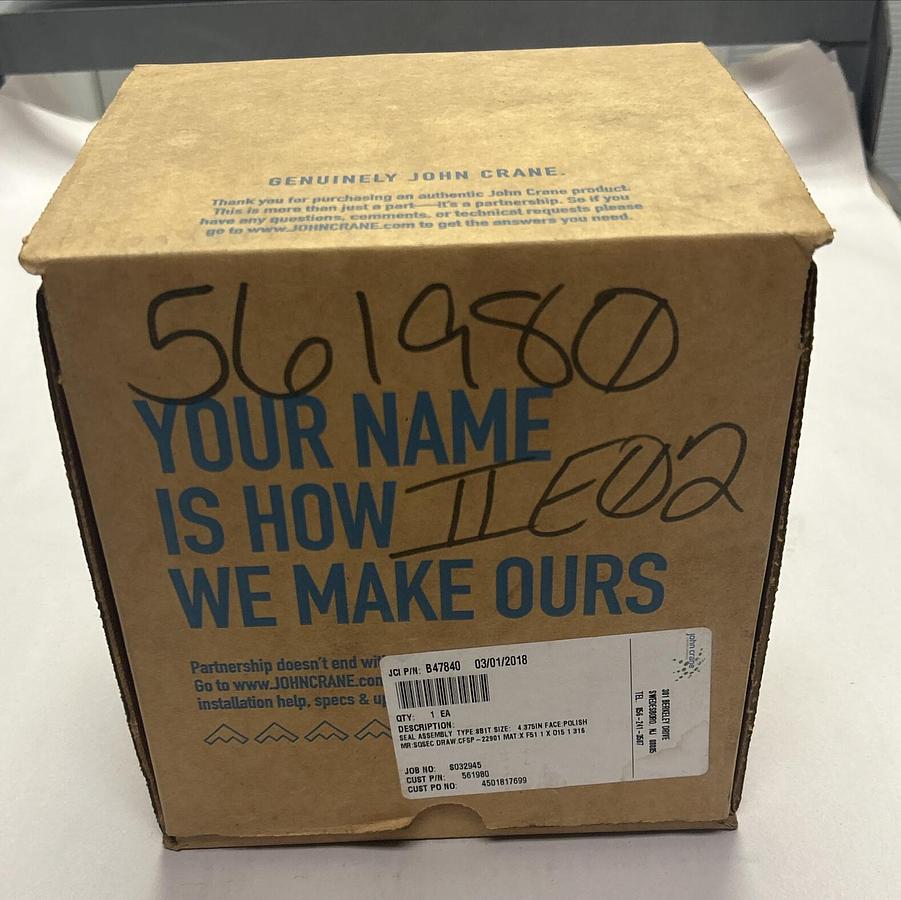 Used JOHN CRANE,8B1T,SEAL ASSEMBLY NEW