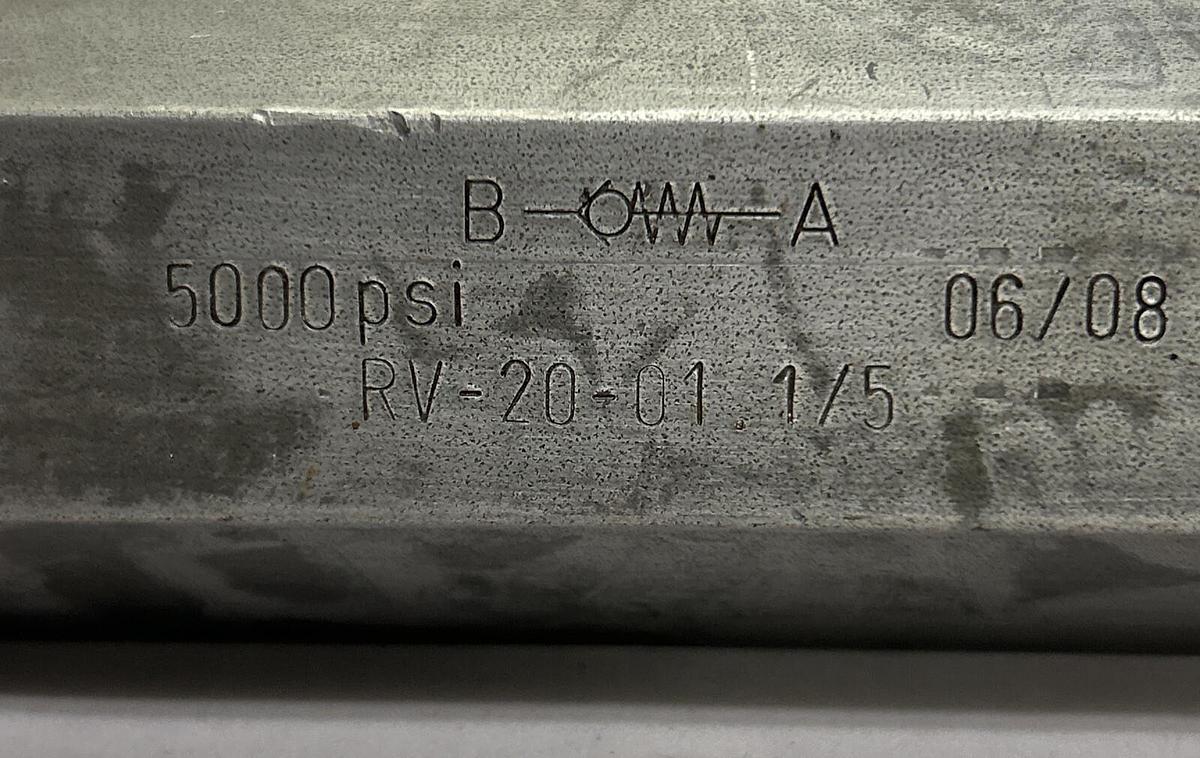 FLUTEC,RV-20-01.1/5,CHECK VALVE NOS