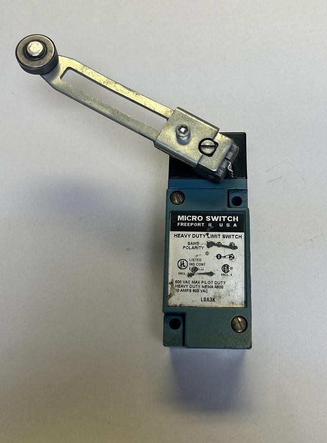 Used HONEYWELL MICRO SWITCH,LSA3K,HEAVY DUTY LIMIT SWITCH