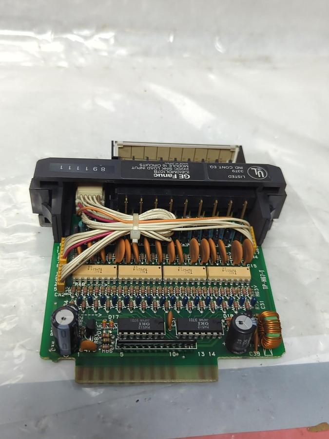 Used GE FANUC,IC610MDL107B,SINK LOAD INPUT MODULE 16-CIRCUITS 24VDC PRE-OWNED
