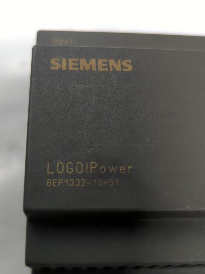 Used SIEMENS,6EP1332-1SH51,LOGO!POWER IN:AC 100-240V/OUT:DC 24V/4A POWER SUPPLY