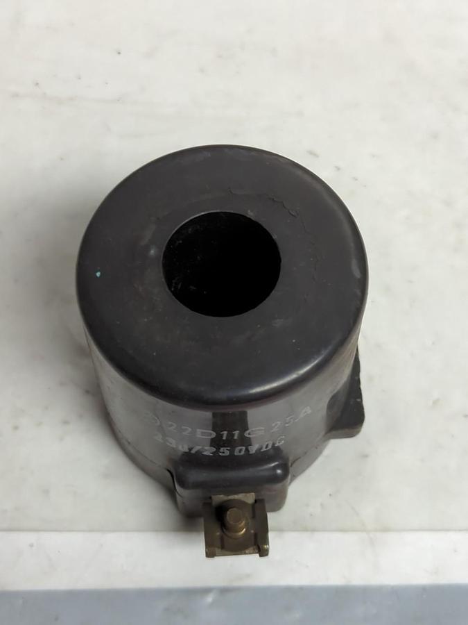 Used GE,22D11G25A,OPERATING COIL 230/250VDC PRE-OWNED