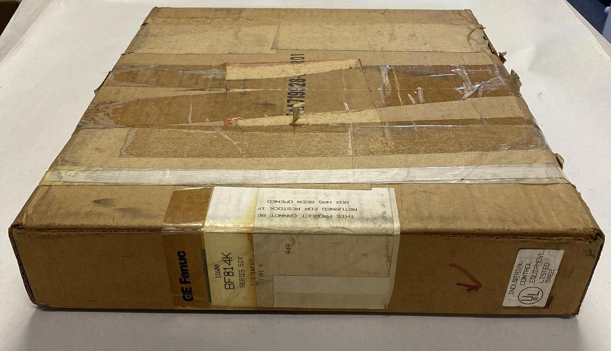 Used GE FANUC,IC600BF814,TYPE K THERMOCOUPLE I/O MODULE NEW SEALED